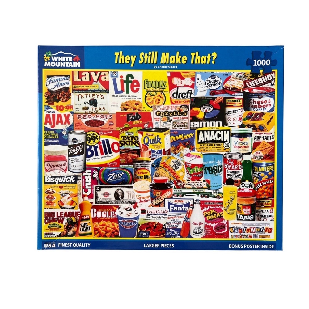 White Mountain Puzzles They Still Make That 1000 Piece Jigsaw Puzzle Complete